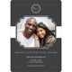 Charcoal Initial Connection Photo Save the Date Cards Image 3 of 6